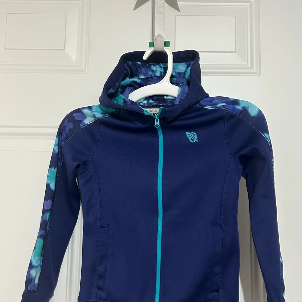 OshKosh B'gosh Navy and Teal Kids Hoodie